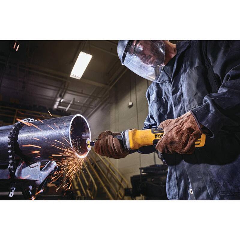 Esmeriladora de troqueles sin escobillas DEWALT con interruptor de paleta con bloqueo de velocidad variable de 13 amperes y 2 pulgadas - DWE4997VS.