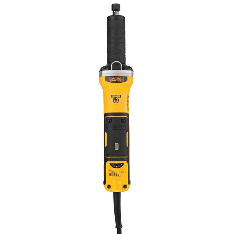 Esmeriladora de troqueles sin escobillas DEWALT con interruptor de paleta con bloqueo de velocidad variable de 13 amperes y 2 pulgadas - DWE4997VS.