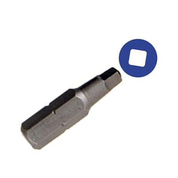 Drill America R3 X 1" Square Drive Insert Bit with 1/4" Hex Shank - INS29051