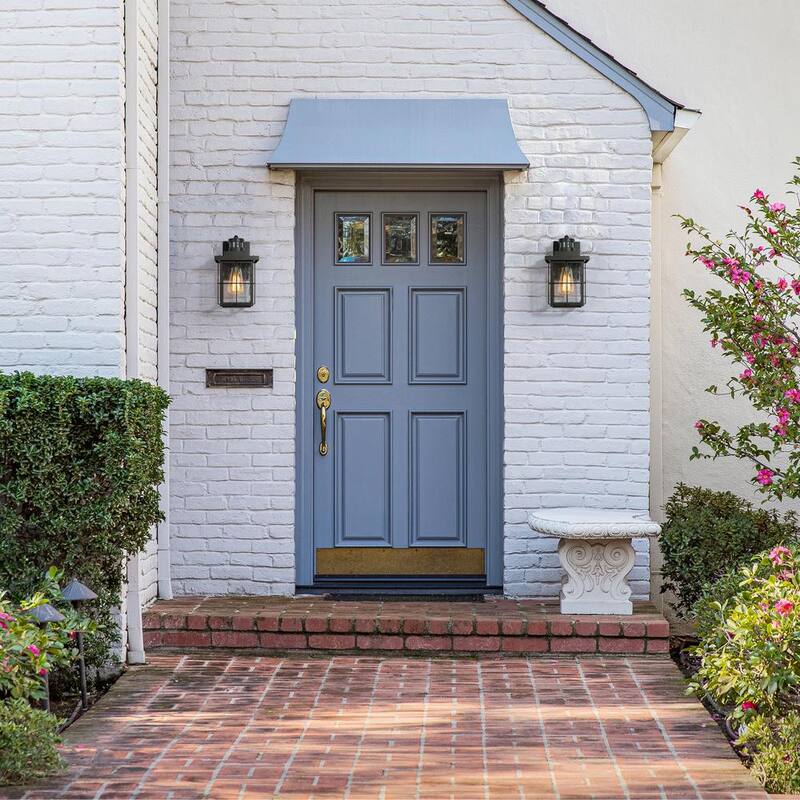 Lámpara de pared exterior moderna LNC con sensor de movimiento, Aplique negro de exteriores con 1 luz para porche, cochera, pérgola, cenador, jardín - NFZER3HD14745I8