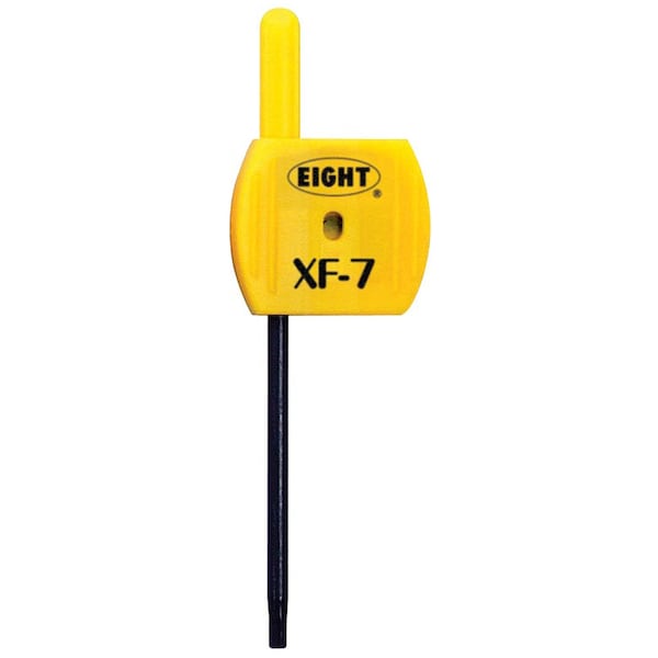 Eight Tool TORX KEY FLAG HANDLE, T7 X 68MM YLW - XF-7