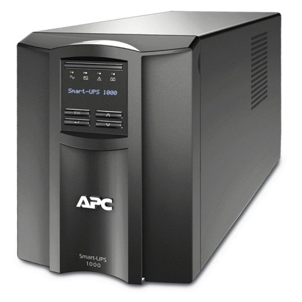 Apc Smart UPS, 1000VA, Line Interactive, Out: 120V AC In: 120V - SMT1000
