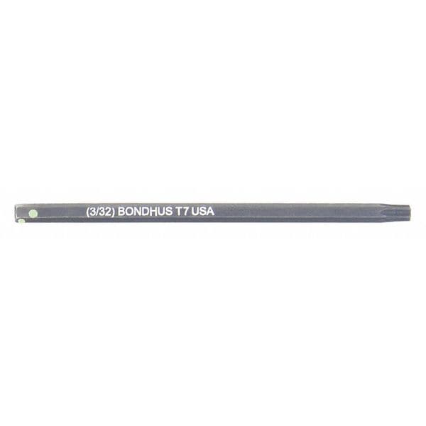 Bondhus T100 ProHold Torx Bit, 2.5" Length - Stock Size: 22mm - 32000