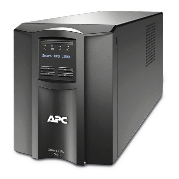 Apc Smart UPS, 1500VA, Line Interactive, Out: 120V AC In: 120V - SMT1500