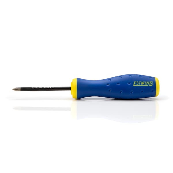 Estwing PH1 x 3" Philips Magnetic Diamond Tip Screwdriver with Ergonomic Handle - 42447-04
