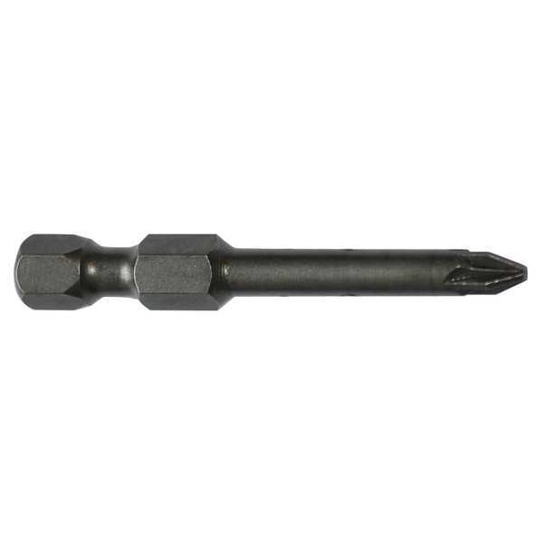 Apex Tool Group Power Bit, SAE, 1/4", Hex Power Drive, PK5 - 491-C-PZDX-5PK