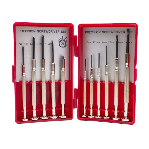 Excel Blades Mini Tool Set with Screwdrivers Needlepoint and Magnet, 11pcs. 6pk - 55696