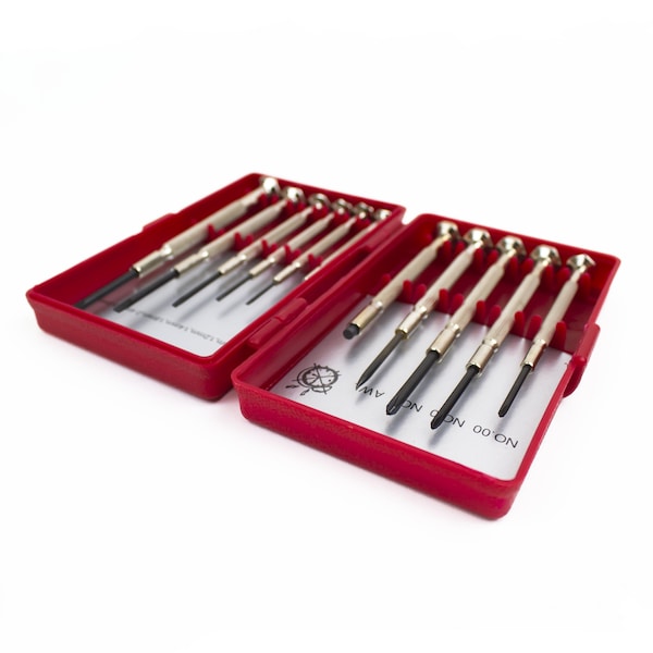 Excel Blades Mini Tool Set with Screwdrivers Needlepoint and Magnet, 11pcs. 6pk - 55696