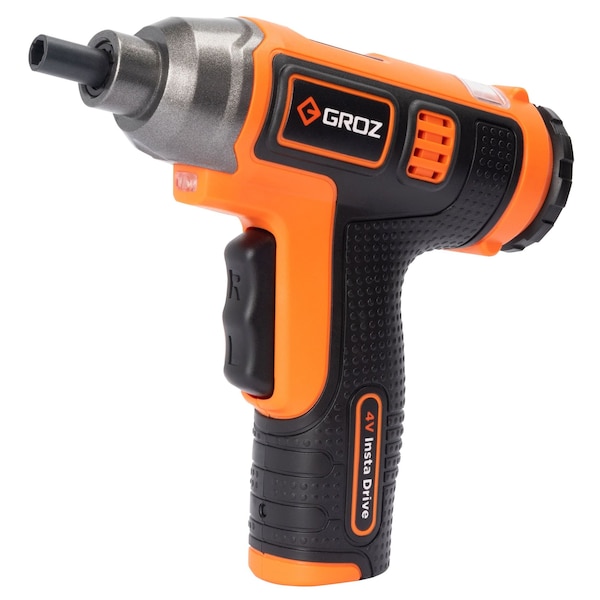 Groz Screwdriver, Insta Drive, Li Ion, 4V - 33781