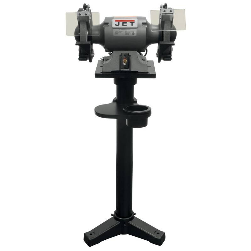 Rectificadora de banco Jet de 10 pulgadas con soporte JBG-10B, 1-1/2 HP 115 voltios - 577103K