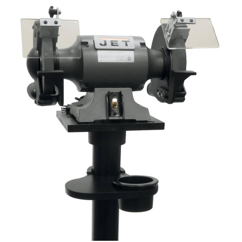 Rectificadora de banco Jet de 10 pulgadas con soporte JBG-10B, 1-1/2 HP 115 voltios - 577103K