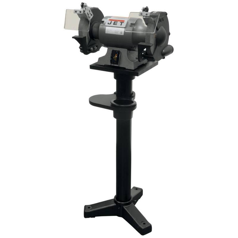 Rectificadora de banco Jet de 10 pulgadas con soporte JBG-10B, 1-1/2 HP 115 voltios - 577103K