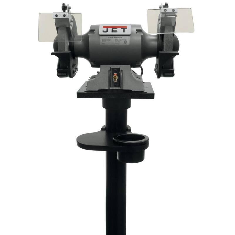 Rectificadora de banco Jet de 10 pulgadas con soporte JBG-10B, 1-1/2 HP 115 voltios - 577103K
