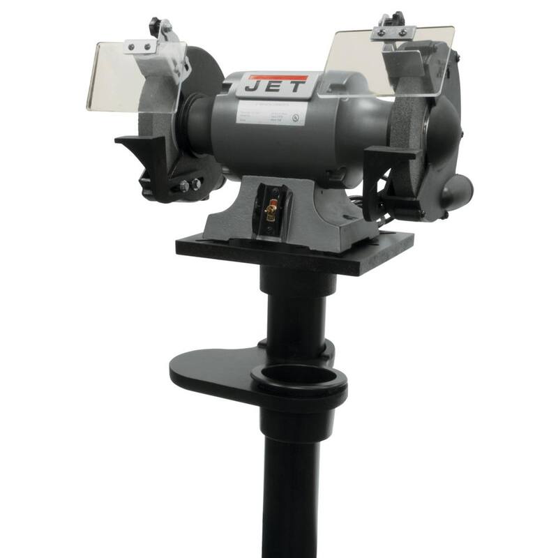 Rectificadora de banco Jet de 10 pulgadas con soporte JBG-10B, 1-1/2 HP 115 voltios - 577103K