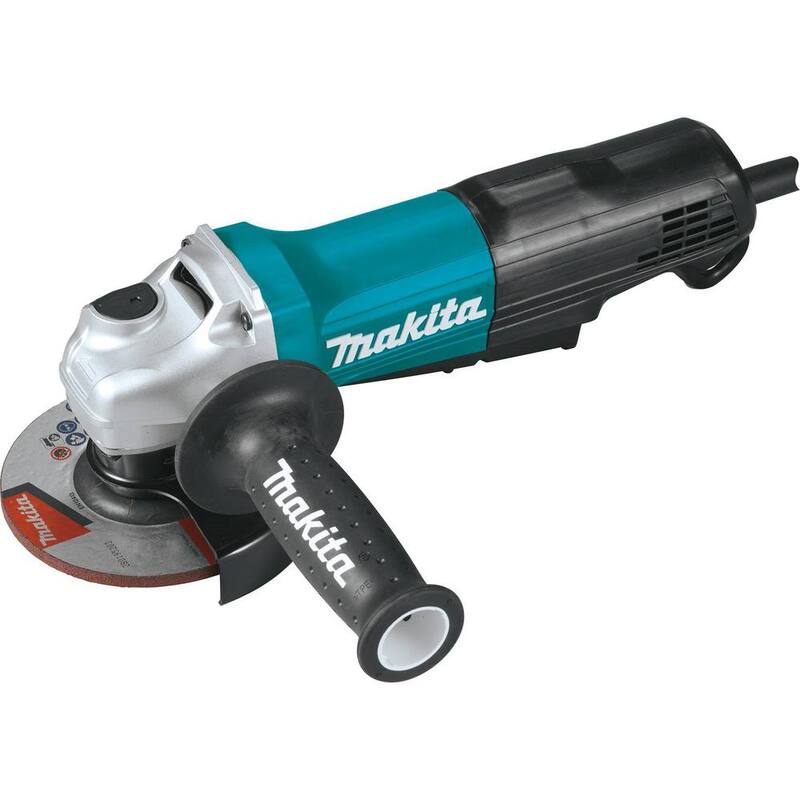 Amoladora angular de interruptor de paleta Makita de 4-1/2 pulgadas / 5 pulgadas - GA5052