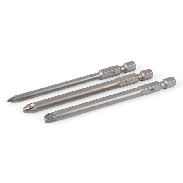 Wiha Pozidriv 90mm Power Blade Set, 3 Piece - 76091