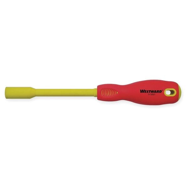 Westward Nut Driver, 9.0mm, Hollow, Ergo, Ins, 5 in. - 1YXN1