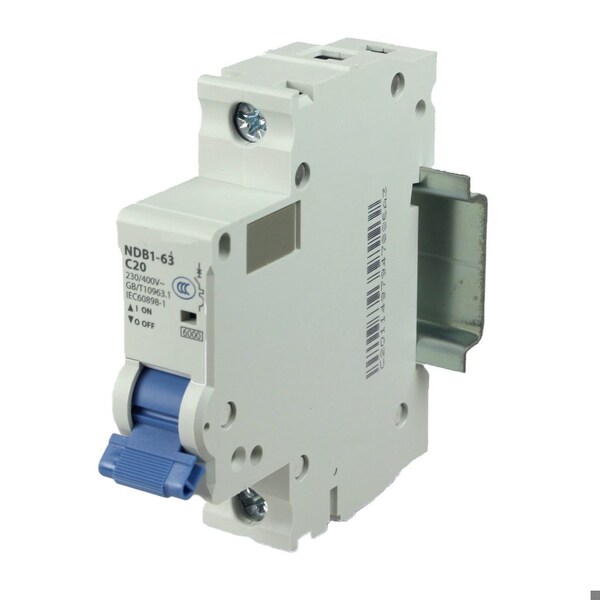 Automation Systems Interconnect 63 Amp Mini Circuit Breaker 1 Pole, C Trip Curve - NDB1-63C63-1
