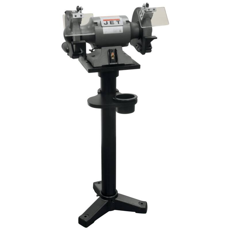 Molinillo de tienda Jet JBG-8A de 8 pulgadas y soporte JPS-2A - 577102K