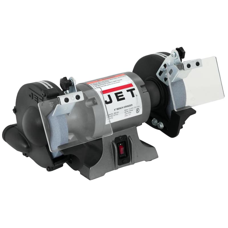 Molinillo de banco industrial de metalurgia Jet de 1/2 HP y 6 pulgadas, 115 volts JBG-6A - 577101