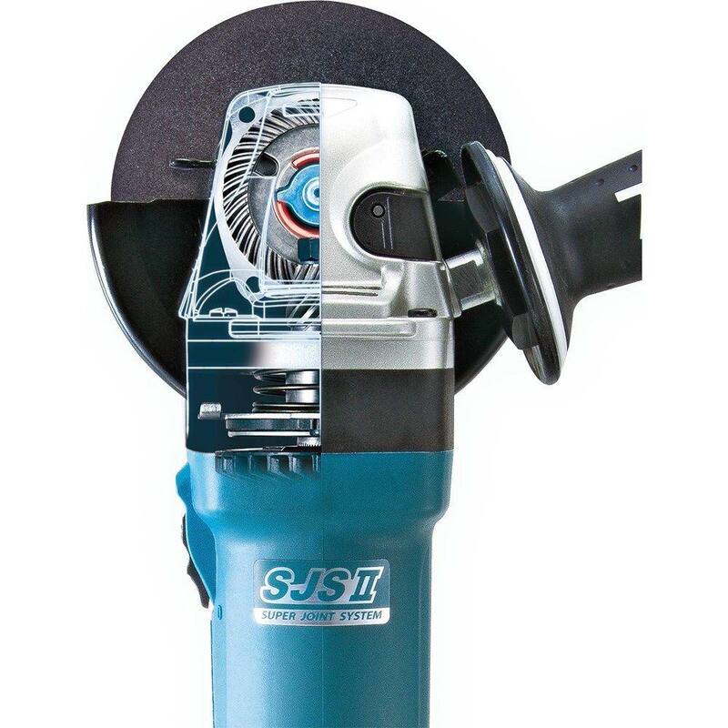 Esmeriladora angular de alta potencia Makita SJS II de 12 amperes y 4-1/2 pulgadas - GA4542C