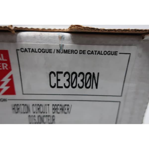 Federal Pioneer Molded Case Circuit Breaker, 30A, 3 Pole, 600V AC - CE3030N