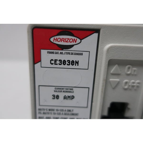 Federal Pioneer Molded Case Circuit Breaker, 30A, 3 Pole, 600V AC - CE3030N
