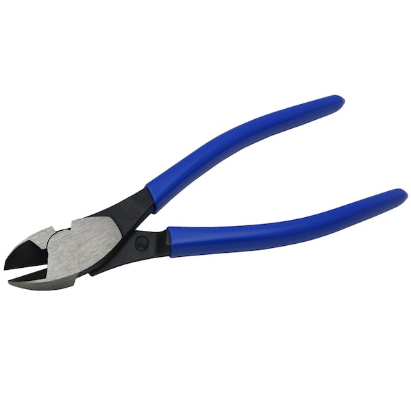 Gray Tools 8" Heavy Duty Side Cutting Pliers, With Vinyl Grips, 3/4" Jaw - B247B