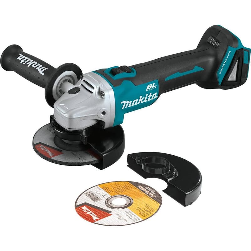 Makita 18V LXT Amoladora angular inalámbrica sin escobillas de litio 4-1/2 / 5 in. con freno eléctrico (sólo herramienta) - XAG09Z