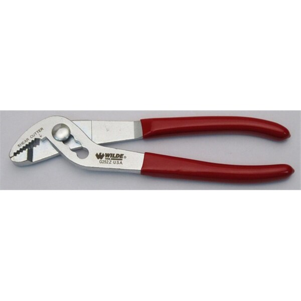 Wilde Tool Co 10 Water Pump Slip Joint Pliers-Polished-Clam Card - G253P.NP/CC