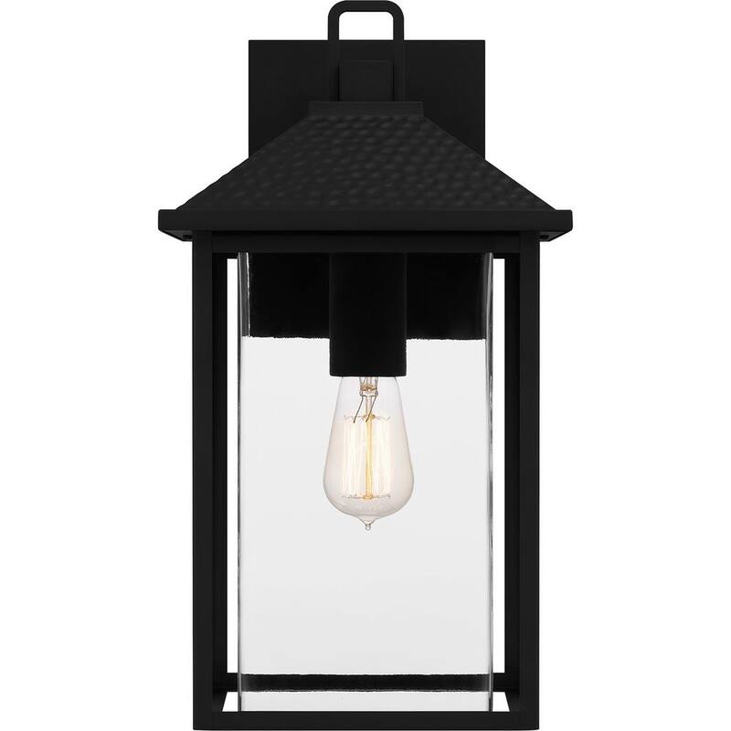 Luminaria de pared exterior Quoizel Fletcher de 1 luz en color negro tierra - FTC8410EK