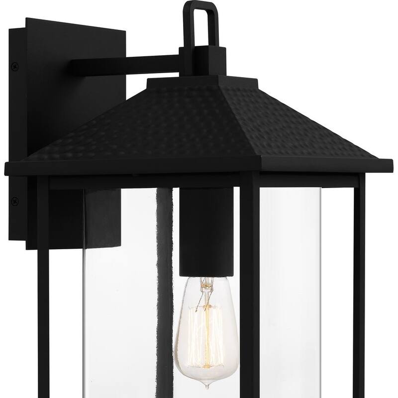 Luminaria de pared exterior Quoizel Fletcher de 1 luz en color negro tierra - FTC8410EK