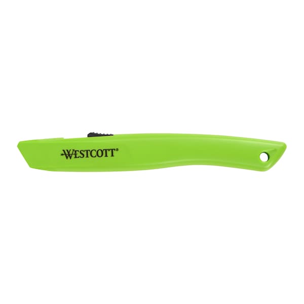 Westcott 6 in Auto-Retracting Box Opening Safety Knife, ABS, 100PK - 17326