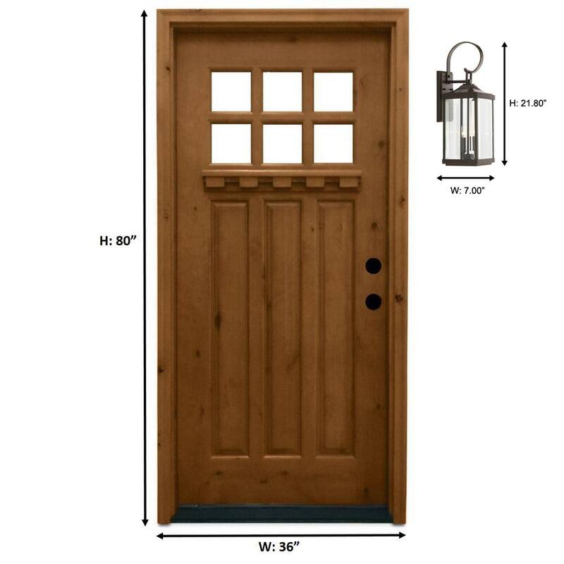 Lámpara de pared mediana para exteriores Gibbes Street de Progress Lighting, 7 pulgadas, 2 luces, acabado antiguo de bronce, cristal biselado claro, tradicional, nueva - P560022-020.