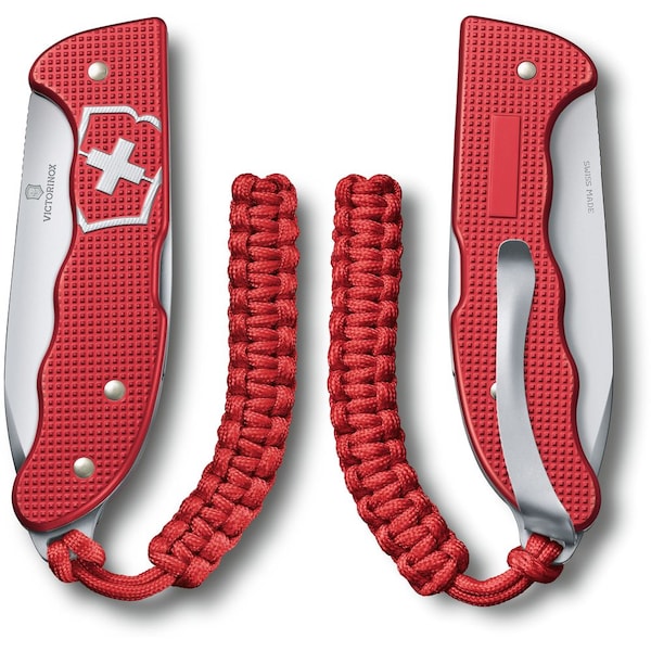 Swiss Army Brands 2024 Victorinox Hunter Pro, Red Alox With Clip And Paracord 130Mm - VIC-0.9415.20
