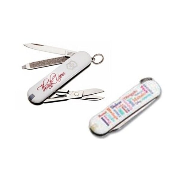 Swiss Army Brands 2019 Victorinox Classic Sd Thank You White Boxed - VIC-53040