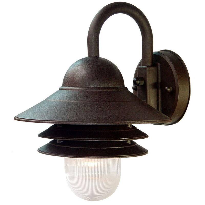 Luz de Aplauso Colección Mariner de 1 Luz Aplique de Pared Exterior en Bronce Arquitectónico - 82ABZ