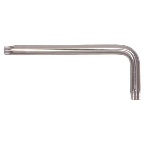 Eight Tool TORX KEY L-HANDLE SHORT, T50 X 109MM SLVR - TX-50