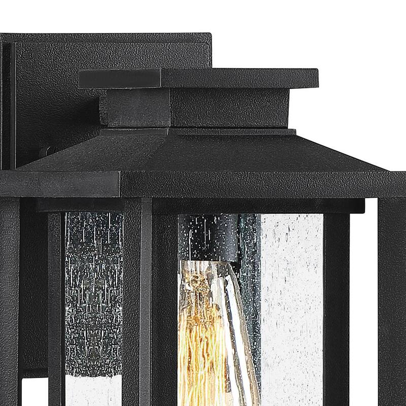 Farol de pared para exteriores Quoizel Wakefield de 1 luz en negro tierra - WKF8407EK