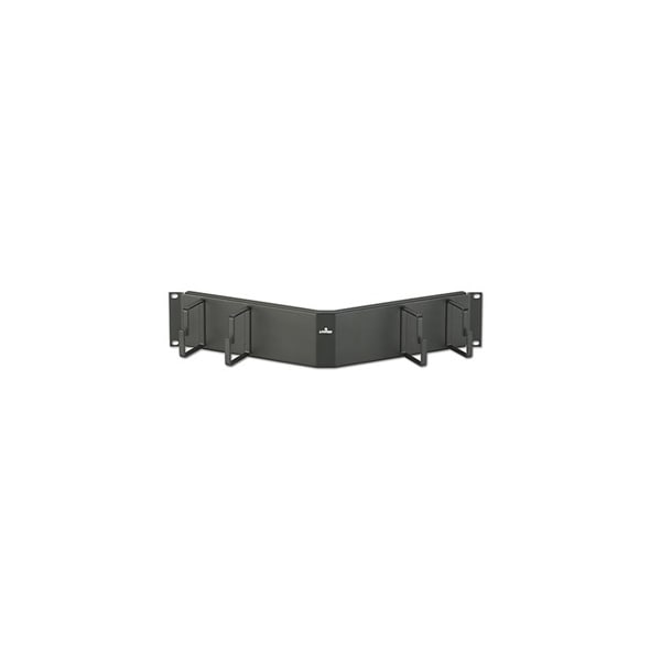 Leviton DISTRIBUTION OR CONTROL BOARD FIXTURES MGR CBL HORZ 2RU ANGLED - 49254-BCM