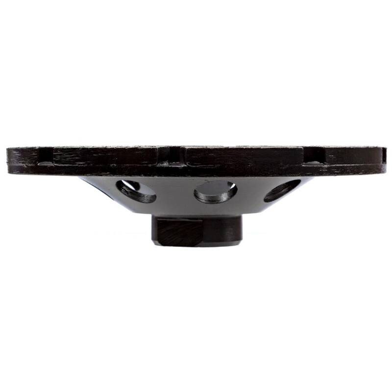 Herramienta para removedor de adhesivo Thinset de 4.5 pulgadas con rueda copa de diamante de doble hilera - 45DRDG58