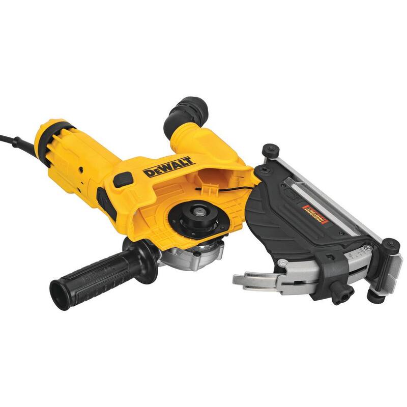 DEWALT 13 Amp Corded 4.5 - 5 pulgadas Angle Grinder Kit con Dust Shroud - DWE46123