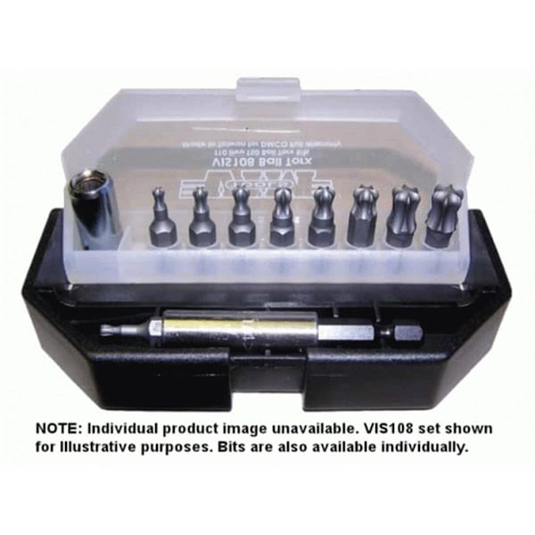 Homepage VI108T25B T25 Ball Torx Bit - 0.25 Hex Drive x 1 Long - HO3541359
