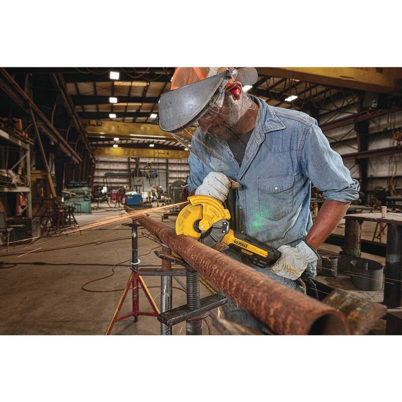 Herramienta de corte ajustable DEWALT 13 amperios con cable y sin escobillas de 6 pulgadas - DWE46266N