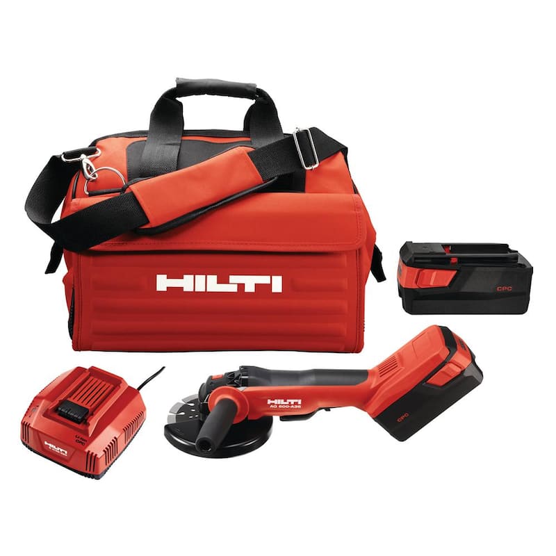 Herramienta Hilti de amoladora angular inalámbrica AG 600 de 6 pulgadas con tecnología de bloqueo rápido de 36 voltios de iones de litio y sin escobillas - 3551255