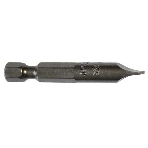 Apex Tool Group Power Bit, SAE, 1/4", Hex Power Drive, PK5 - 320-20X-5PK