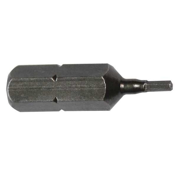 Apex Tool Group Torsion Bit, Metric, 1/4", Hex, 3mm, 1", PK5 - 185-3MM-5PK