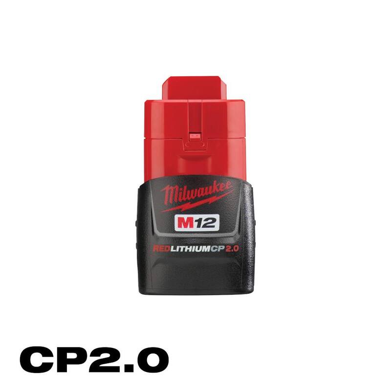 Milwaukee M12 FUEL 12V Lithium-Ion Sin Escobillas Inalámbrico 1/4 in. Rectificador de ángulo recto y Llave de trinquete de 3/8 in. con 2 baterías - 2485-20-2457-20-48-11-2420-48-11-2420
