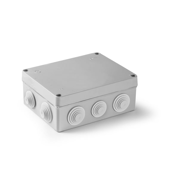 Famatel Usa Electrical Box, Junction Box, ABS, Punchouts, 6.8'' x 8.8'' x 3.3'' - 3014