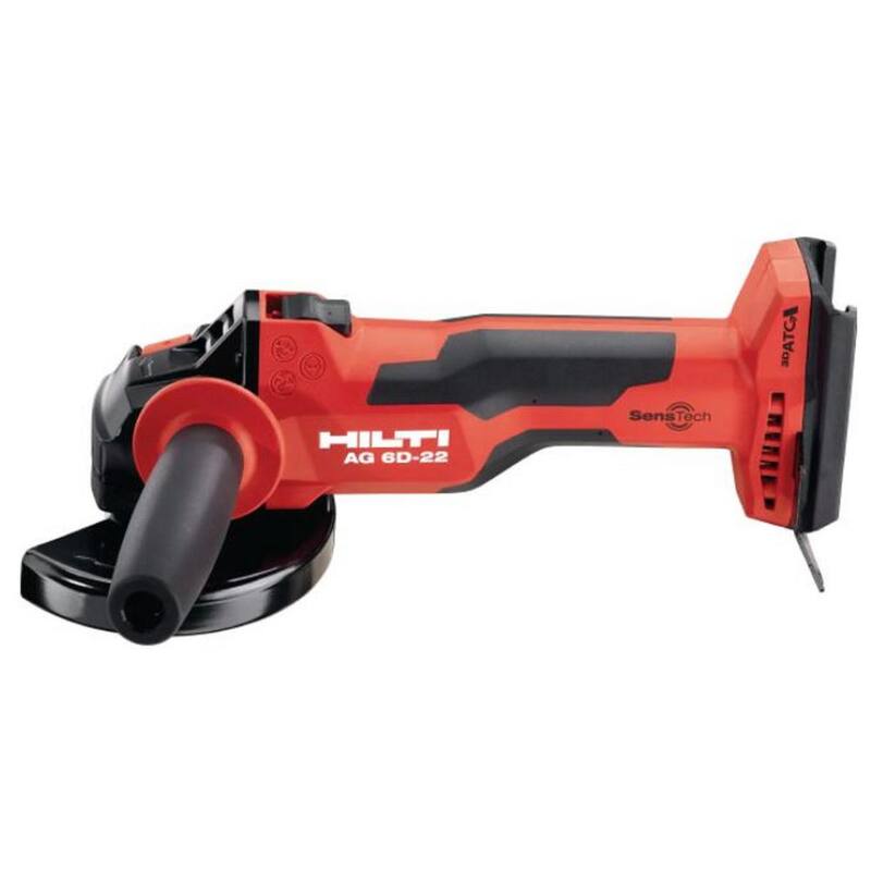 Amoladora angular inalámbrica Hilti 22-Volt NURON AG 6D ATC de 5 pulgadas con tecnología de litio (sólo herramienta) - 2215472